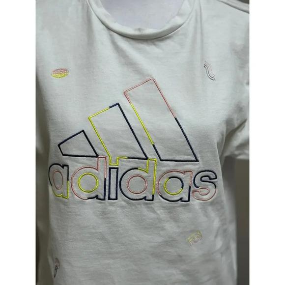 Adidas Olympic Embroidered Crop Tshirt Size Small - Picture 14 of 14